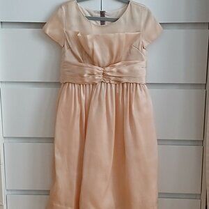 Crewcuts by J Crew -  kids pale golden sunflower silk formal party dress…